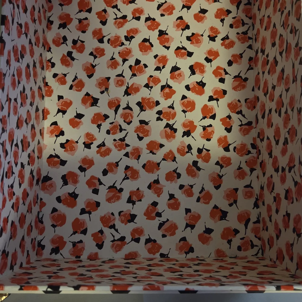 Kate Spade New York Polka Dot Nesting Storage Box Floral Interior Desk Organizer